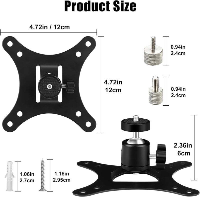 2-Be-Best Projector Mount Mini Projector Ceiling Mount Adjustable Bracket Universal Mounts for Mini Projectors Black - Image 2